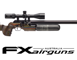 FX KING 600MM .22 AIR RIFLE GREEN MOUNTAIN CAMO